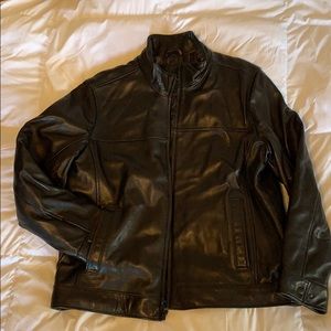 Tommy Hilfiger genuine leather coat